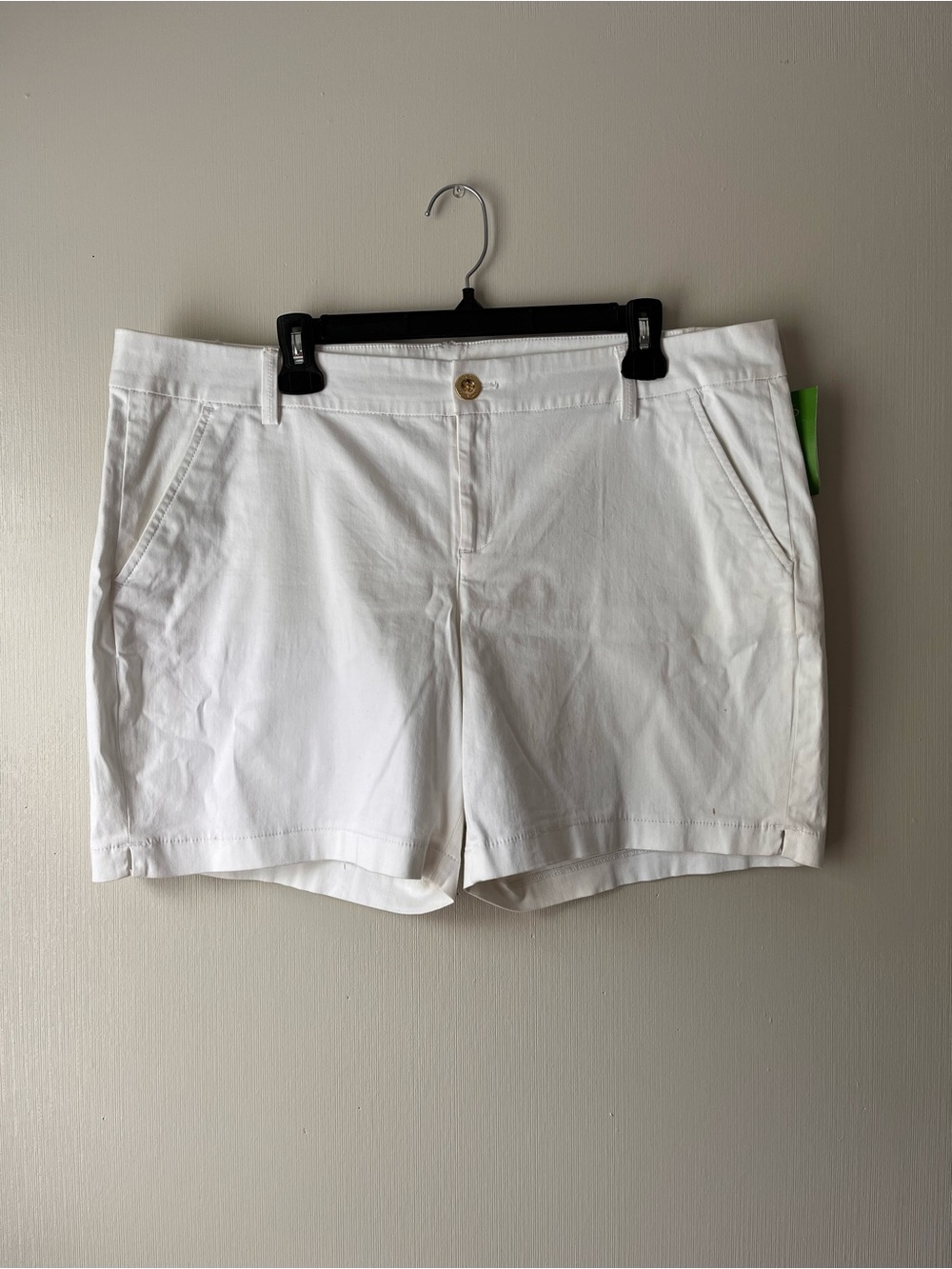 Lilly Pulitzer White Cotton Bermuda Shorts